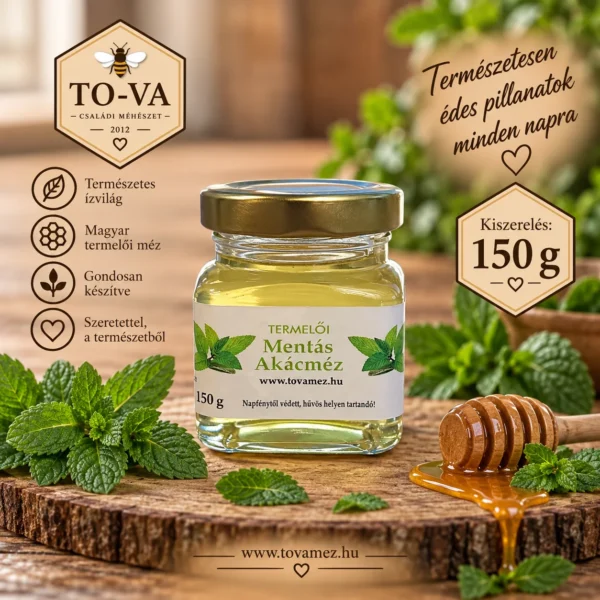 Mentás akácméz – 150 g