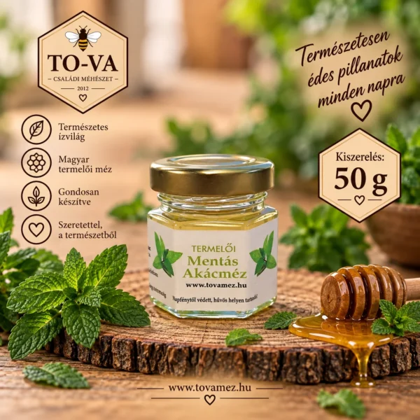 Mentás akácméz – 50 g