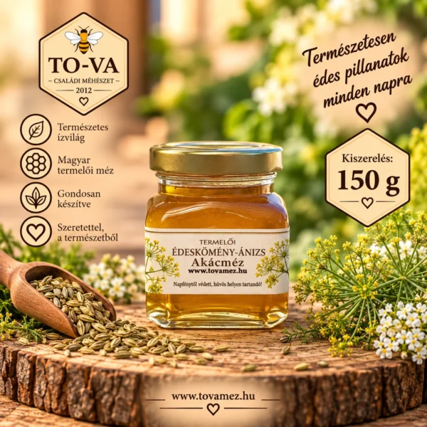 Édeskömény–ánizs akácméz – 150 g