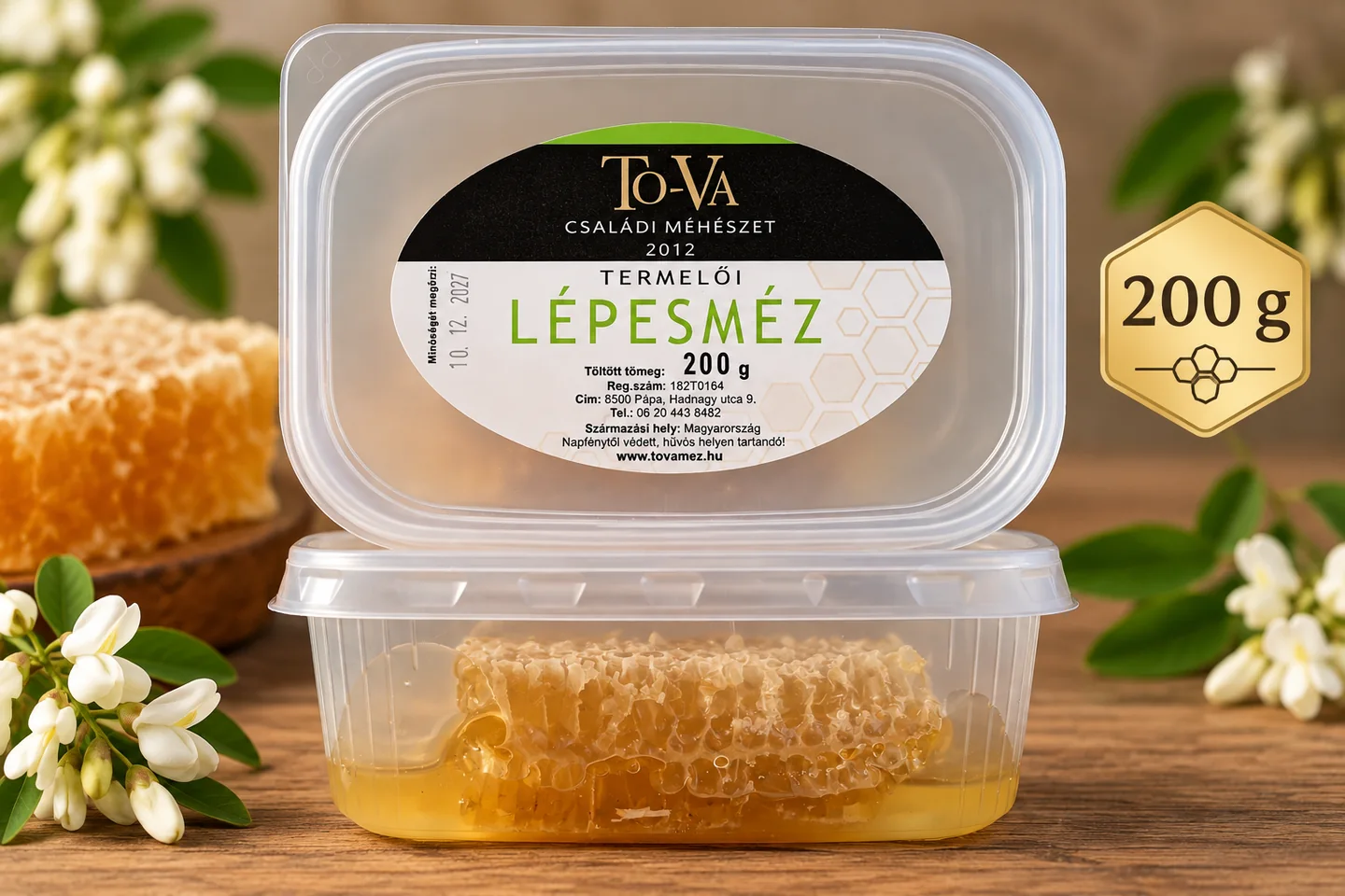 Dobozos lépesméz – 200 g
