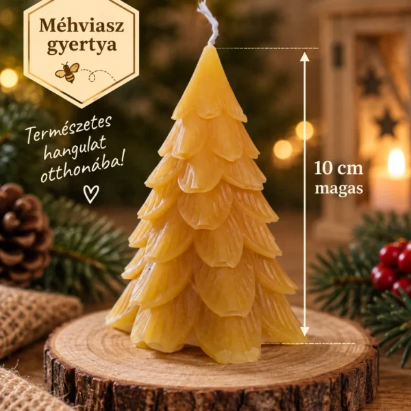 Méhviasz gyertyák
