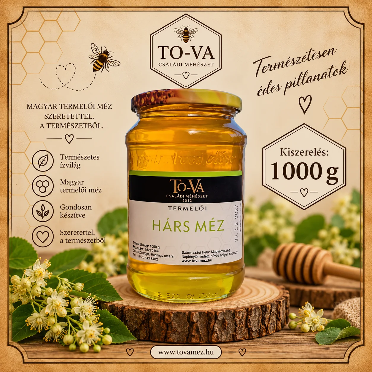 Hársméz – 1000 g