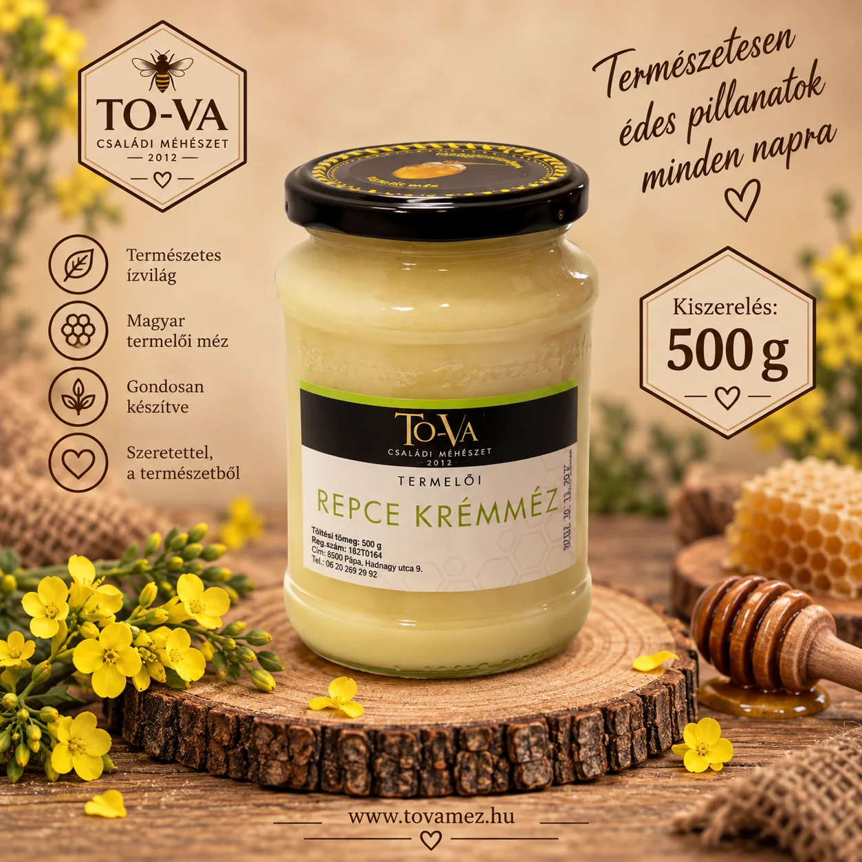 Repcekrémméz – 500 g