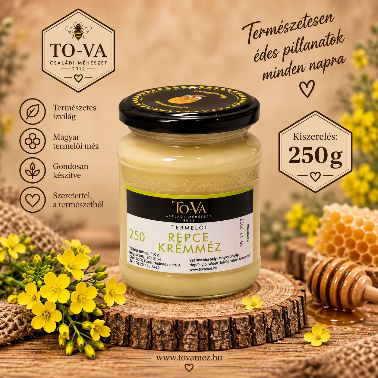 Repcekrémméz – 250 g